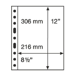 Folhas GRANDE 1C para documentos A4